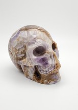 Amethyst and Agate Skull, Hand Carved Skull, Agate Amethyst. - £109.53 GBP