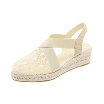 Summer New Wedge Sandals for Women Air Mesh Ladies Back Strap Pumps Closed Toe F - £44.30 GBP