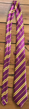 Harry Potter Wizarding World Gryffindor Maroon Gold School Neck Tie Costume - £24.04 GBP