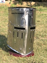 NauticalMart Medieval Templar Crusader Knight Armor Helmet | Greek Roman Spartan - £159.58 GBP