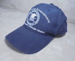 National Rifle Association The Second Amendment Mens Blue White Adjustable - $13.81
