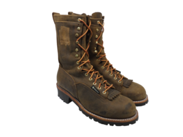 Halls Men&#39;s 10&quot; 720W WP Composite Toe Lineman Boots *Made In USA* Size 9.5D - £197.43 GBP