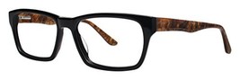 BIG Beat Men&#39;s Eyeglasses - BMEC Frames - Black/Brown 60-18-155 - £91.89 GBP