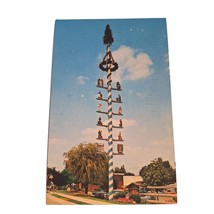 Postcard Maypole Bavarian Village Frankenmuth Michigan Chrome Unposted - $6.92