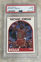 Michael Jordan* Hoops Collector Card #200 1989 Last Dance Bulls PSA 6 NEW SLAB! - £148.73 GBP