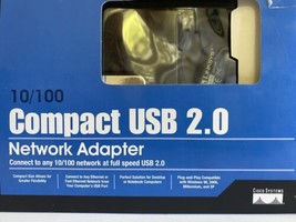 LINKSYS 10/100 COMPACT USB 2.0 NETWORK ADAPTER USB200M NEW IN BOX - £6.61 GBP