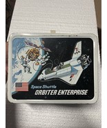 Vintage 1977 Space Shuttle Orbiter Enterprise Metal Thermos Lunch box No... - $75.03 CAD