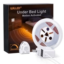 Under Bed Light, Dimmable Motion Activated Bed Light 5Ft Led Strip With Motion S - £30.29 GBP