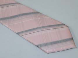 Men's Calvin Klein Tie Classic Woven Silky Feel #Calvin-1 Pink image 3