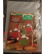 NEW The Needlecraft Shop Christmas Trimmings Candy Cane Elves Plastic Ca... - $167.07 MXN