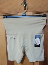 New With Tags Women&#39;s Jockey Slimmers Nude Beige Waist Slimmer Shorts Size Small - £25.11 GBP