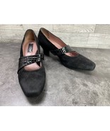 BeautiFeel Heels Women 7.5M Victoria Shoes Black Suede Patent Croc Mary ... - €32,12 EUR