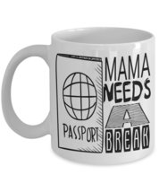 Funny Mom Mug - MAMA NEEDS A BREAK, Tired Mothers Day Gift from Daughter, Son -  - £13.47 GBP