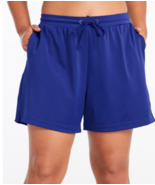 LL Bean BeanSport Swimwear Swim Bottoms Shorts Cobalt Blue 1X Womens Pul... - $81.96 CAD