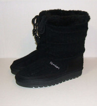 SKECHERS Australia Women’s Black Textile Pull-On Boots Left 7.5 US , Right 7 US - £11.85 GBP