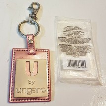 NEW Avon Ungaro Clip On Key Chain Pink Metallic Fob Stocking Stuffer Gift - £7.10 GBP