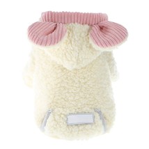 Winter Warm Small Dog Coat For  Cute  Design Pet Clothes Soft Fleece HoodieJacke - £52.54 GBP