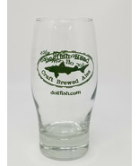 Dogfish Head Brewery Green Wavy Lipped Milton Delaware Beer Pint Glass - $11.35