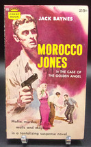 Jack Baynes Morocco Jones Case Of The Golden Angel First Ed Pbo Hardboiled Mafia - £9.34 GBP