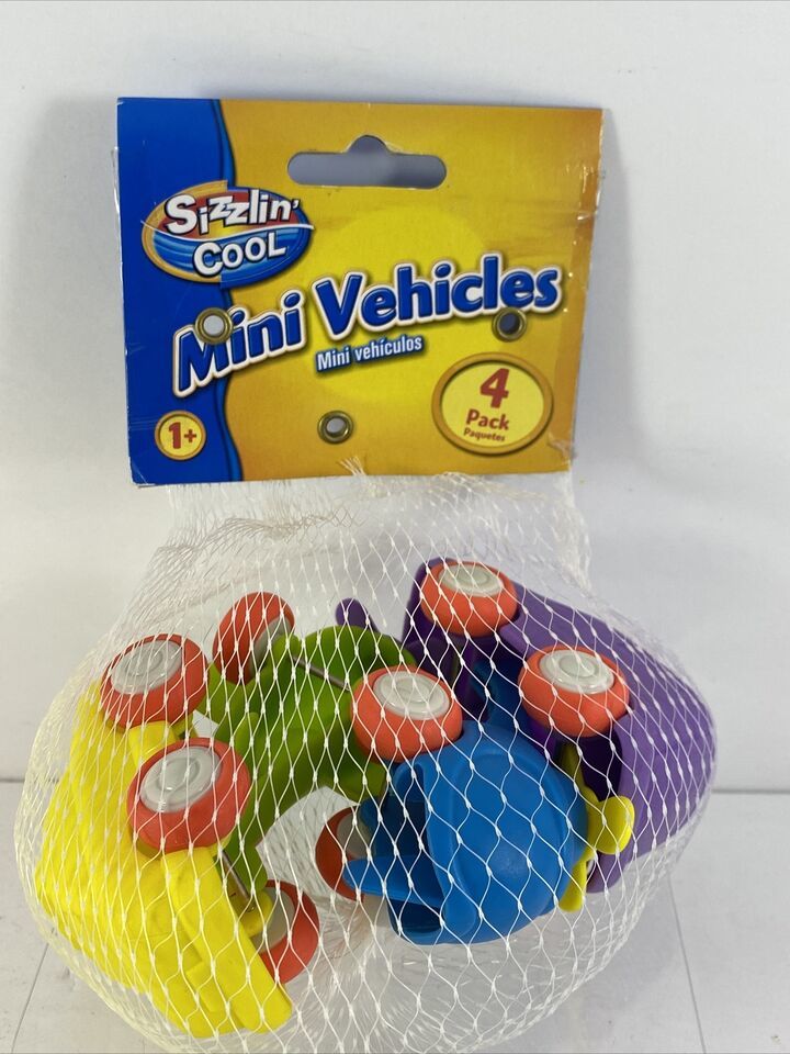 Primary image for Sizzlin Cool Mini Vehicles 4-Pack - Airplane, Helicopter, Car, SUV - Toys R Us