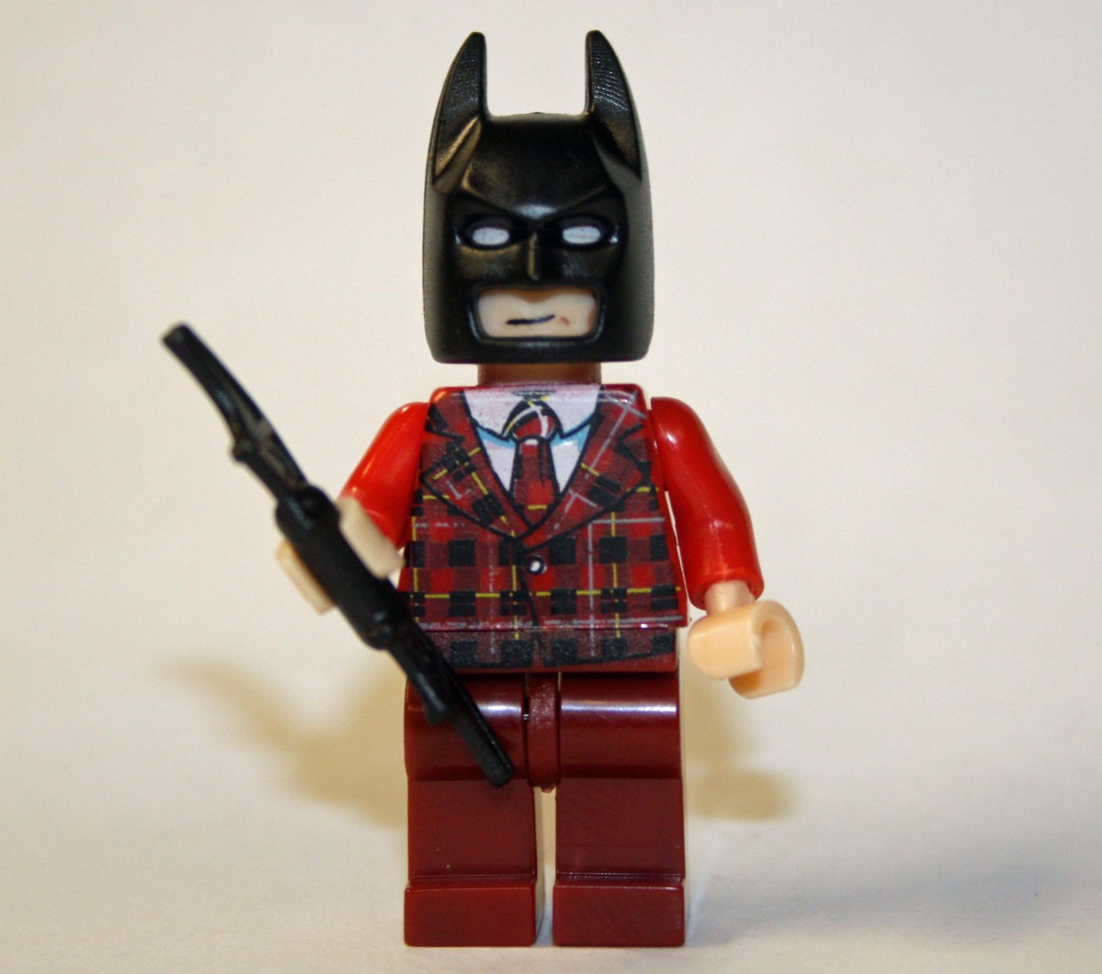 Batman Red Sweater Suit Custom Minifigures - $8.44