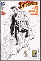 SDCC 2014 Exclusive Superman #32 Sketch Variant Cover Art SIGNED John Ro... - £30.95 GBP