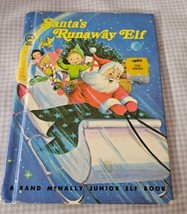 Santa&#39;s Runaway Elf 1977 Rand McNally Junior Elf Book hardback - £7.52 GBP