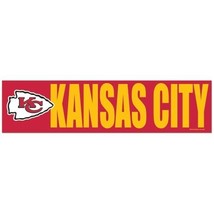 Kansas City Chiefs Bumper Sticker - NFL - $2.86