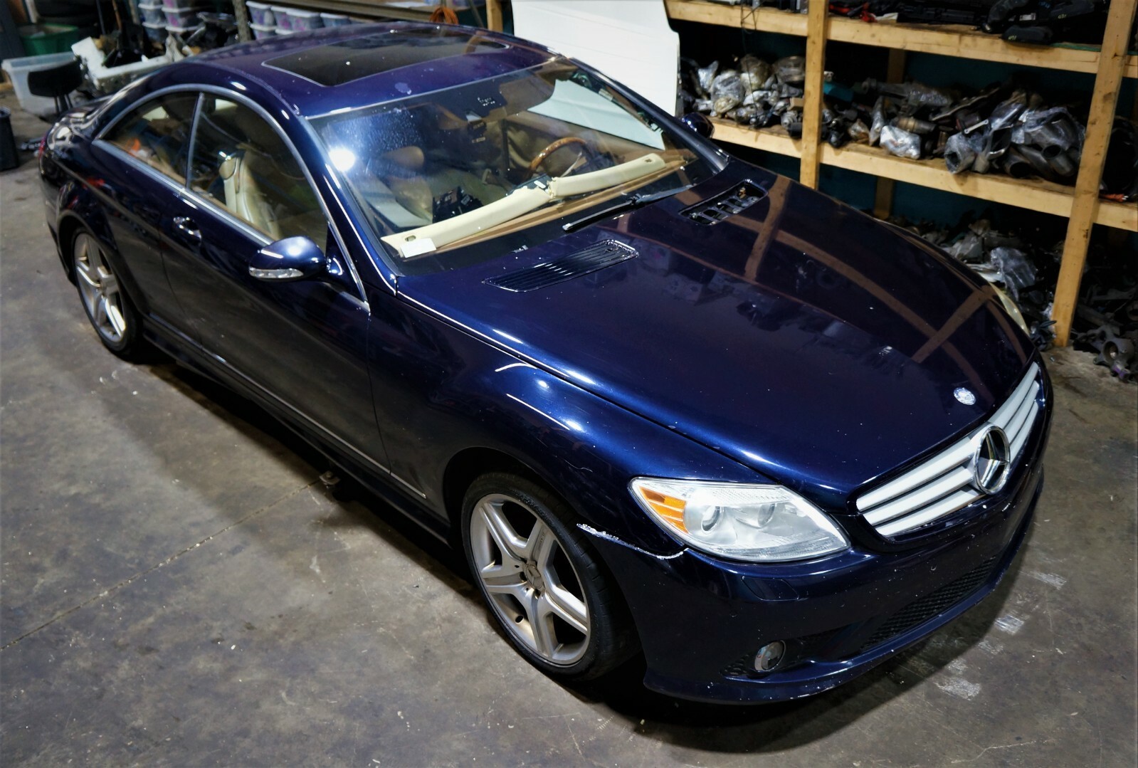 2007-2010 w216 cl550 cl600 cl63 right passenger side rear view door mirror cover Item image 6