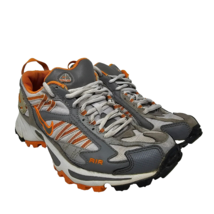 Nike Air ACG Trail Hiking Running Shoes Women&#39;s Size 7 Grey/Orange - $58.74