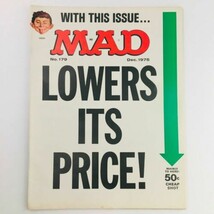 Mad Magazine December 1975 No. 179 Lowers Its Price Fine/FN 6.0 - $11.35