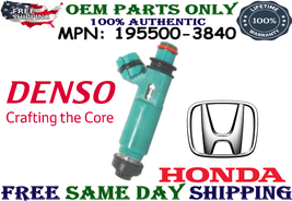 #195500-3840 Genuine Denso Single Fuel Injector for 2001 Honda Insight 1.0L I3 - £30.06 GBP