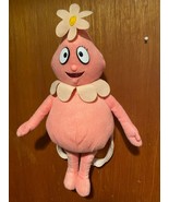 Yo Gabba Gabba Foofa 18&quot; Plush Pink Zippered Backpack *Pre-Owned/Nice* e2 - $30.07 CAD