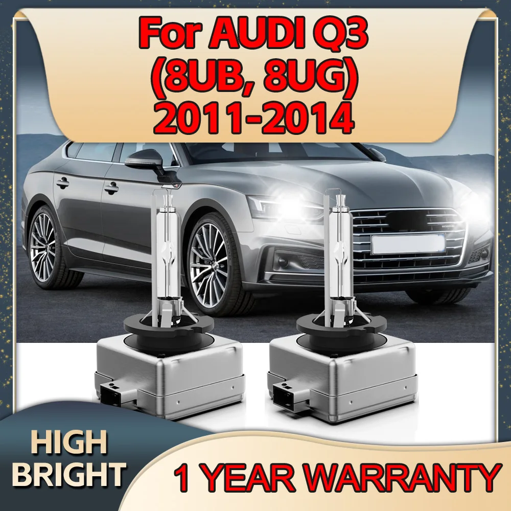 2Pcs HID Xenon D3S Auto Lights Car Bulb 12V 35W Headlights 6000K White For AUDI - £29.06 GBP