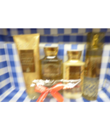 4 Bath & Body Works GOLDEN BERRY MISTLETOE Gift Set Lotion Gel Mist Cream LQQK - $35.95