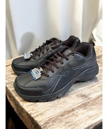 Dr. Scholl&#39;s Black Leather Women&#39;s Size 6 1/2 W Sneakers New - $40.73 CAD