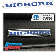 2019-2024 Ram BIGHORN - Glove Box Badge Inlay Decal StickerMopar Official Lic... - £8.96 GBP