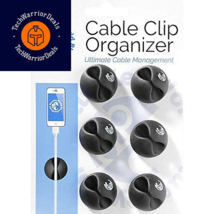Cable Clips Management - Nightstand Accessories - Cord Organizer - Desk...  - £14.76 GBP