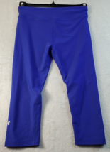 Under armour Activewear Leggings Womens Medium Blue Elastic Waist Logo P... - $14.79
