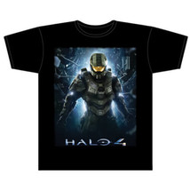 Halo 4 Wake Up John Black Male T-Shirt - XL - £29.83 GBP