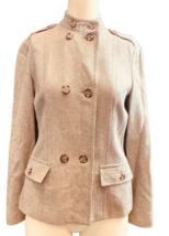 Liz Claiborne Womens Jacket Chocolate Brown and Tan, Size 6 - £10.35 GBP