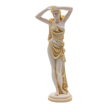 Nude Naked Female Sexy Erotic Art Woman Cast Marble Statue Sculpture 11.7in - £44.07 GBP