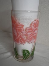 MCM Peanut Butter Drinking Juice Glass Boscul Tumbler Petunia Flowers Es... - $239.03 MXN