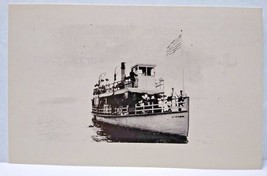 Ship Boat Postcard City of Auburn No 44 William Reed Gordon 1979 zUS Flag Unused - £11.07 GBP