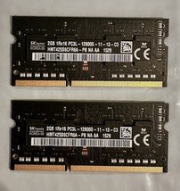 Lot of 2 HYNIX HMT425S6CFR6A-PB Laptop Memory 2GB 1RX16 PC3L-12800S-11-1... - $255.74 MXN