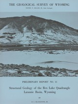 Structural Geology of the Rex Lake Quadrangle Laramie Basin, Wyoming - £7.10 GBP