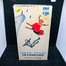 Overboard VHS Comedy Movie Goldie Hawn Kurt Russell CBS Fox Video Rated PG - £4.61 GBP