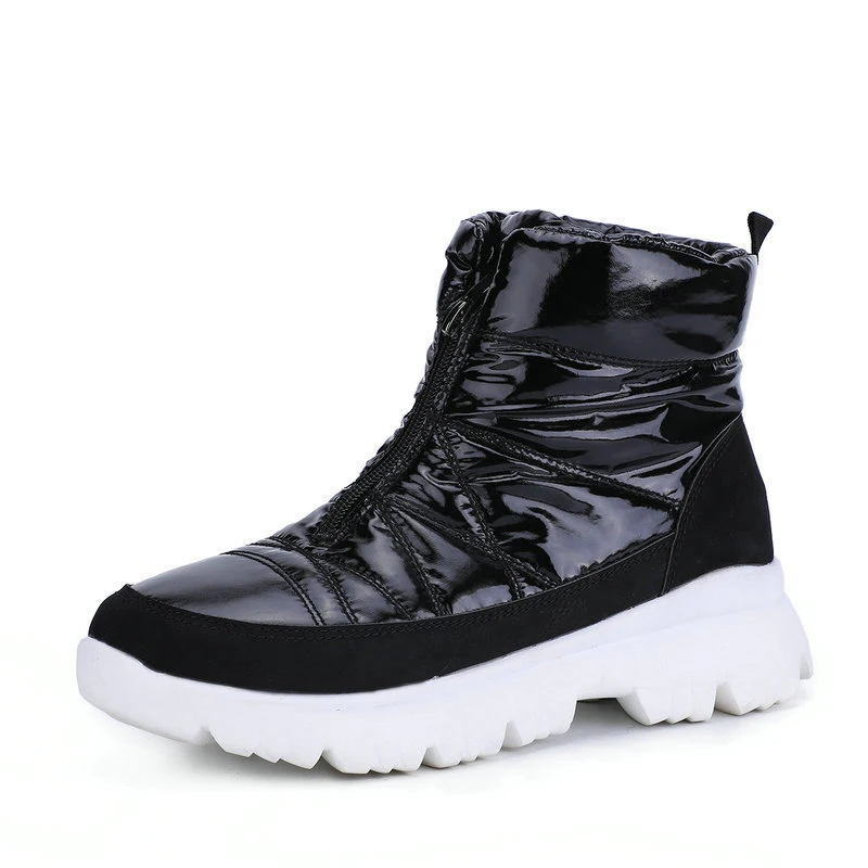 New Waterproof Down Winter Snow Boots Women Thick  Ankle Boots Snow Woman Shoes  - £209.54 GBP