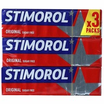 Stimorol Chewing Gum: ORIGINAL -Pack of 3 =30 pc.-Made in Denmark FREE S... - $9.36