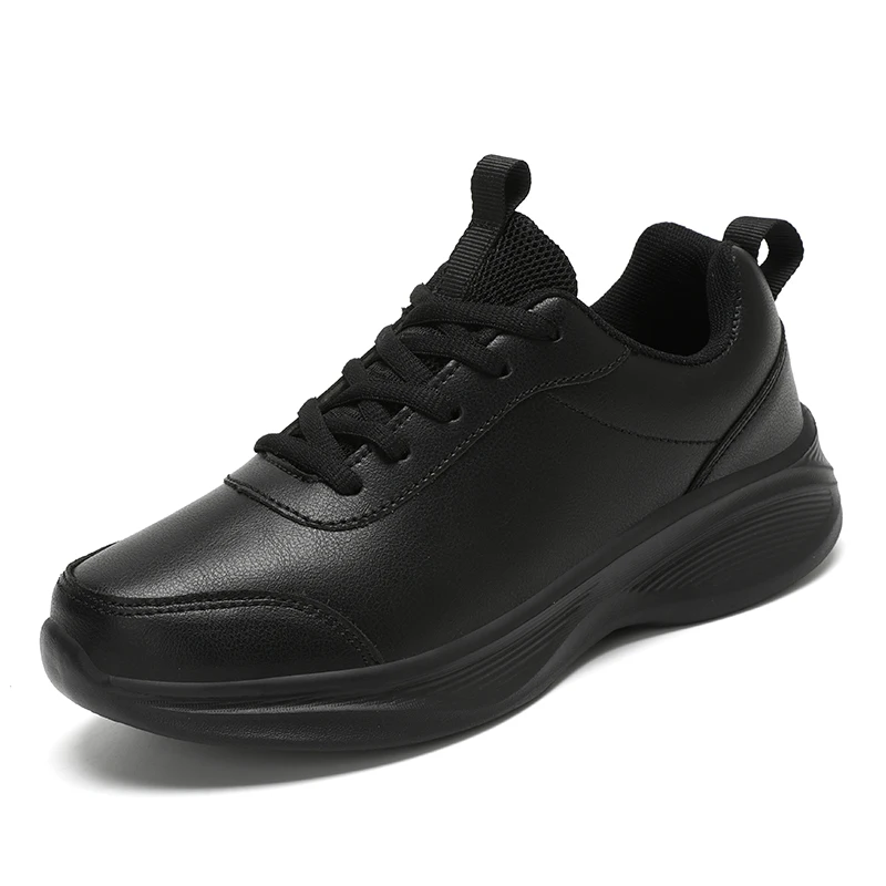 New Women Men Shoes Autumn PU Leather Men&#39;s Sneakers Non-slip Casual Footwear Tr - £43.05 GBP